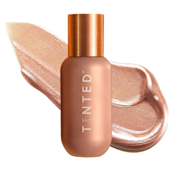 Live Tinted Hueglow Liquid Highlighter Drops - Lightweight Serum-Infused Highlighter Non-Greasy Formula for Natural Radiance and Advanced Hydration Dawn 1.7fl oz / 50mL