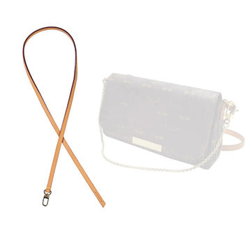 jiesinlov Vachetta Leather Strap ReplacementPurse Shoulder Straps for Handbag (Single Buckle-Length:35.4in)