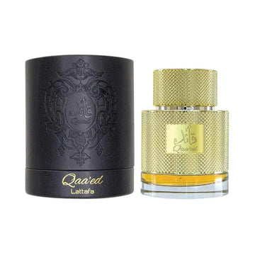 Lattafa Perfumes Qaaed for Unisex Eau de Parfum Spray 3.4 Ounce