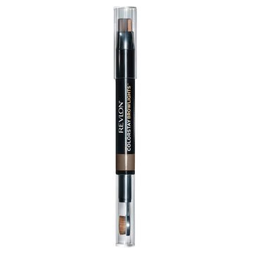 Revlon Colorstay Browlights Pencil Eyebrow Pencil & Brow Highlighter Medium Brown 0.038