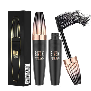 Generic 4D Silk Fiber Mascara Black Natural Volume and Length Liquid Mascara with Fiber extending Thickening and Waterproof Smudge-proof Full and Soft Mascara (1)