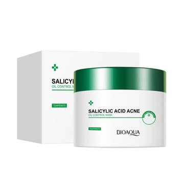 BIOAQUA Salicylic Acid Remove Acne Oil Control Mask Moisturizing Niacinamide Facial Skin Care 120g/4.23oz
