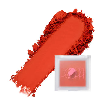 Poppi Cosmetics Silky Matte Blush - Luxurious Blush Powder for Cheeks Long-Lasting Natural Powder Blush Palette Complements All Skin Tones Cruelty-Free Vegan Pigmented - Mimosa Crazy