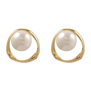 Vintage Pearl Earrings for Women - Korean Trendy Style
