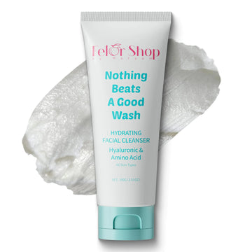 Felorshop by Maryam Hydrating Facial Cleanser | Daily Face Wash for All Skin Types | Hyaluronic Acid + Amino Acid | Non-Drying Oil Control Face Wash | 100 G