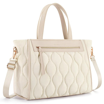 Missnine Tote Bag for Women Lightweight Puffer Tote Bag Large Capacity Quilted Shoulder Handbag for Travel Work Gym