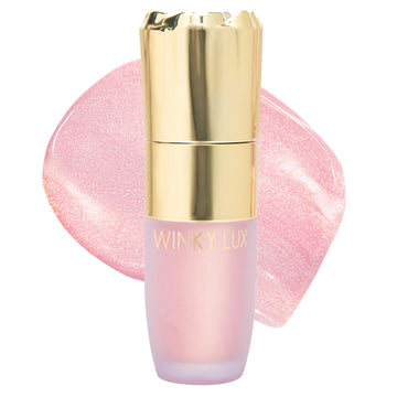 Winky Lux Cheeky Rose Liquid Highlighter Gel Cream Highlighter with Blendable Buildable Pigment Long-Lasting Weightless Finish Pink Opal