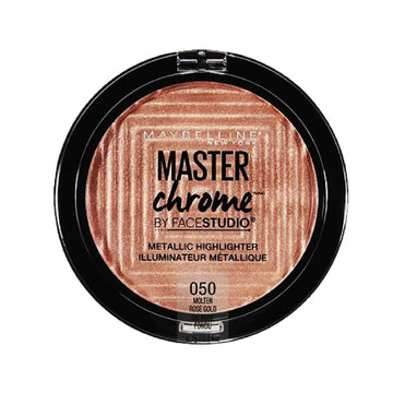 Maybelline New York Facestudio Master Chrome Metallic Highlighter Molten Rose Gold 0.24 Ounce