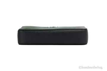 Michael Kors Jet Set Large East West Black Saffiano Leather Crossbody Handbag