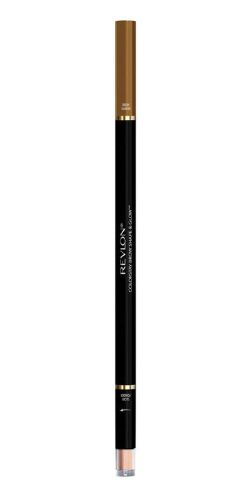 Revlon Colorstay Shape & Glow Eye Brow Marker and Highlighter Taupe 0.02 Oz (Marker) 0.008 Oz (Highlighter)