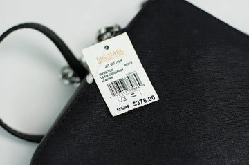 Michael Kors Jet Set Large East West Black Saffiano Leather Crossbody Handbag