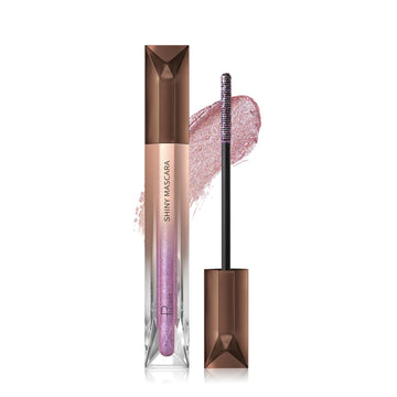 Glitter Mascara for Eyelashes Diamond Shinny Colored Mascara Long Lasting Curling Eyelashes Color Mascara for Women Sparkling Eye Makeup for Festival Party