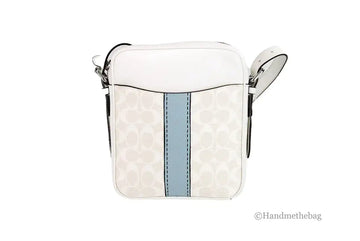 Coach Hudson 21 Medium Chalk Trompe L'oeil Print Handbag